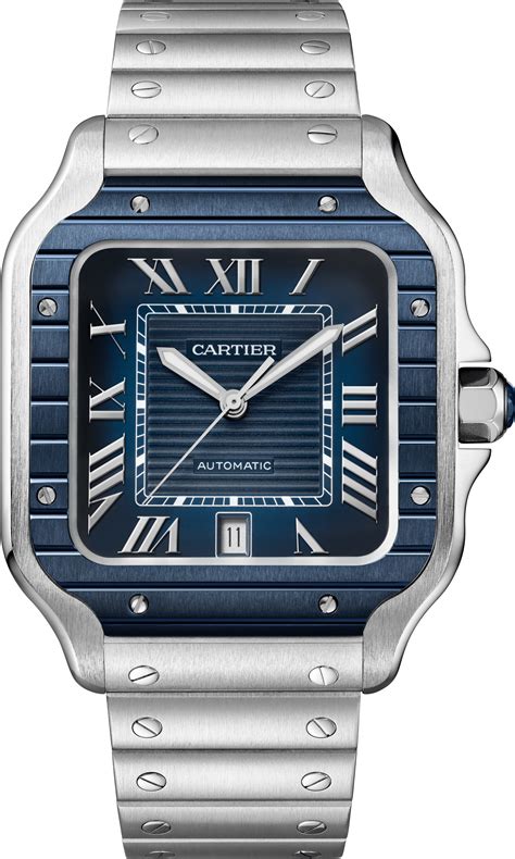 santos de cartier original|cartier santos watch with diamonds.